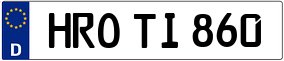 Truck License Plate